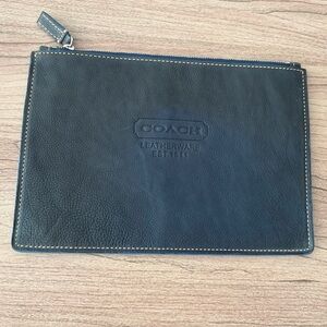 Coach Blue Leather Pouch Bag 1941